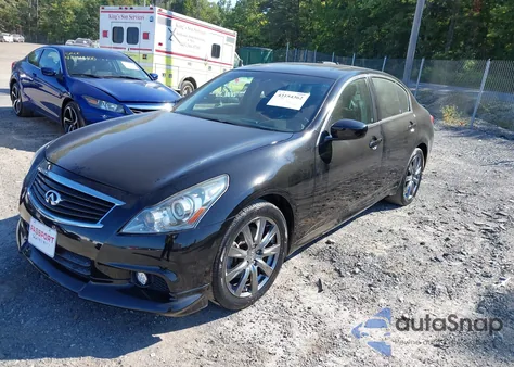 2012 Infiniti G37X Limited Edition из США, поврежденный, VIN JN1CV6AR9CM671844